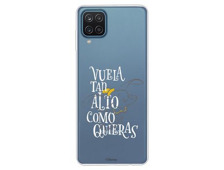 Funda para Samsung Galaxy A12 Oficial de Disney Dumbo Vuela tan Alto - Dumbo