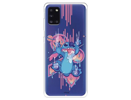 Funda para Samsung Galaxy A31 Oficial de Disney Stitch Graffiti - Lilo & Stitch