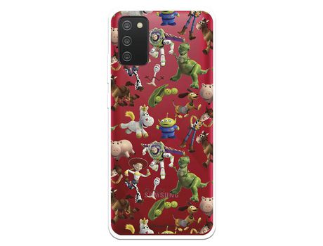 Funda para Samsung Galaxy A02s Oficial de Disney Muñecos Toy Story Siluetas - Toy Story