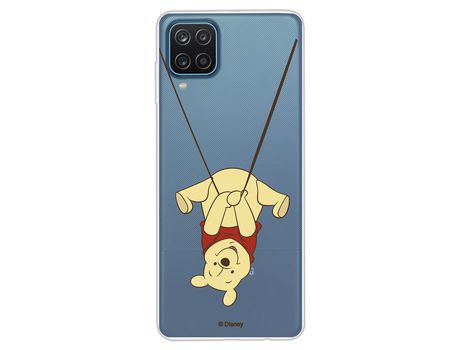 Funda para Samsung Galaxy A12 Oficial de Disney Winnie Columpio - Winnie The Pooh