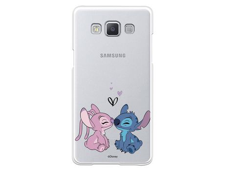 Funda para Samsung Galaxy A5 Oficial de Disney Angel & Stitch Beso - Lilo & Stitch