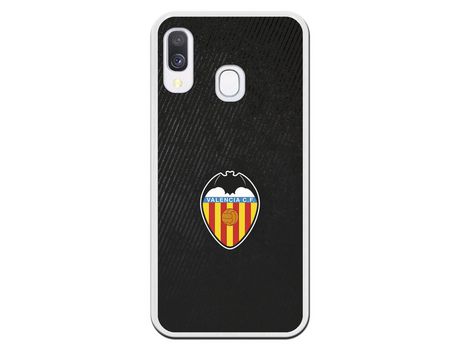 Funda para Samsung Galaxy A40 del Valencia Franjas Negras - Licencia Oficial Valencia CF
