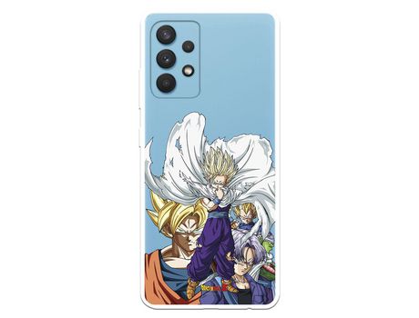 Funda para Samsung Galaxy A32 4G Oficial de Dragon Ball Guerreros Saiyans - Dragon Ball