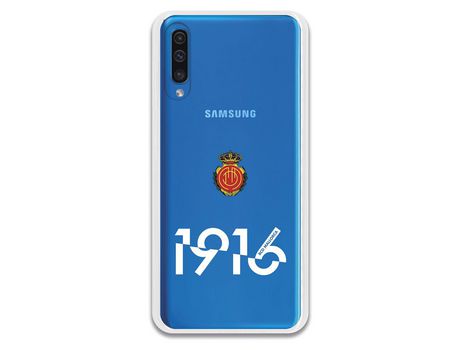 Funda para Samsung Galaxy A50 del Mallorca RCD Mallorca 1916 Transparente - Licencia Oficial RCD Mallorca