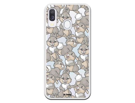 Funda para Samsung Galaxy A40 Oficial de Disney Tambor Patrones - Bambi