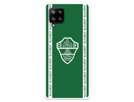 Funda para Samsung Galaxy A42 5G del Elche CF Escudo Fondo Verde - Licencia Oficial Elche CF