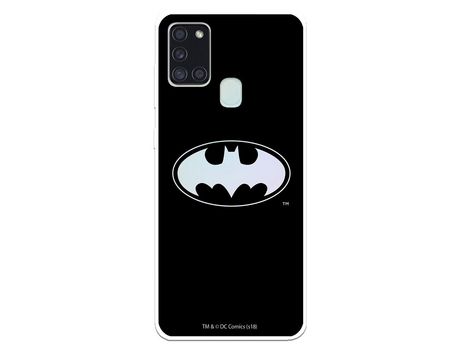 Funda para Samsung Galaxy A21S Oficial de DC Comics Batman Logo Transparente - DC Comics
