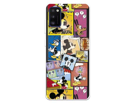 Funda para Samsung Galaxy A41 Oficial de Disney Mickey Comic - Clásicos Disney