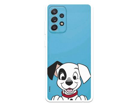 Funda para Samsung Galaxy A52 5G Oficial de Disney Cachorro Sonrisa - 101 Dalmatas