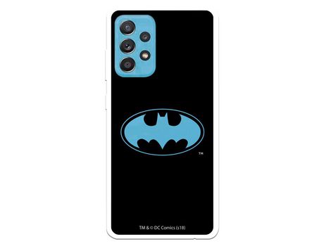 Funda para Samsung Galaxy A52 5G Oficial de DC Comics Batman Logo Transparente - DC Comics