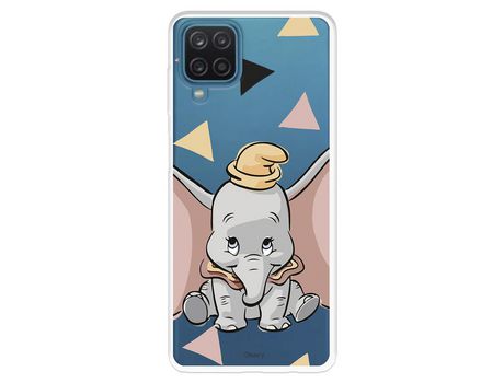 Funda para Samsung Galaxy A22 4G Oficial de Disney Dumbo Silueta Transparente - Dumbo