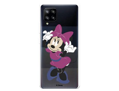 Funda para Samsung Galaxy A42 5G Oficial de Disney Minnie Rosa - Clásicos Disney