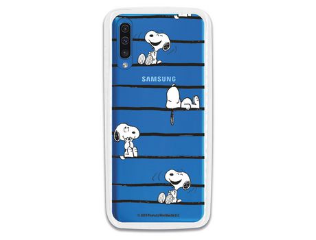 Funda para Samsung Galaxy A70 Oficial de Peanuts Snoopy rayas - Snoopy