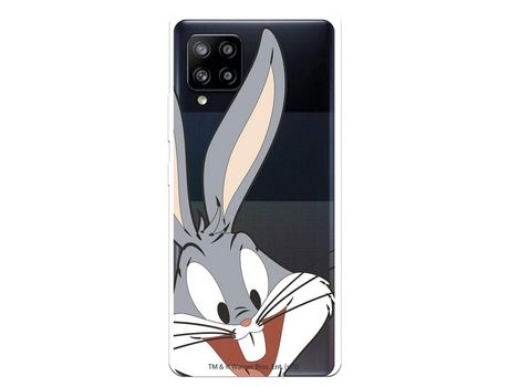 Funda para Samsung Galaxy A42 5G Oficial de Warner Bros Bugs Bunny Silueta Transparente - Looney Tunes
