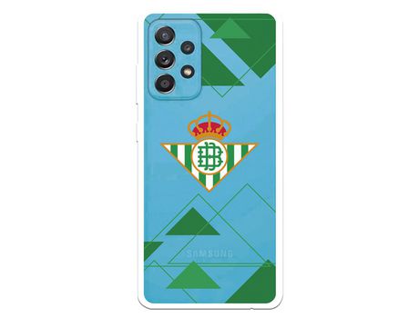 Funda para Samsung Galaxy A52 5G del Betis Escudo Fondo transparente - Licencia Oficial