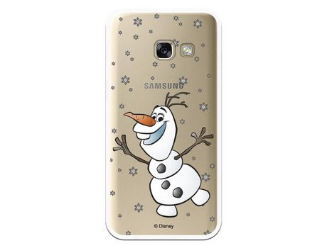 Funda para Samsung Galaxy A3 2017 Oficial de Disney Olaf Transparente - Frozen