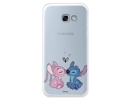 Funda para Samsung Galaxy A5 2017 Oficial de Disney Angel & Stitch Beso - Lilo & Stitch
