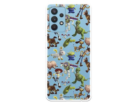 Funda para Samsung Galaxy A32 4G Oficial de Disney Muñecos Toy Story Siluetas - Toy Story