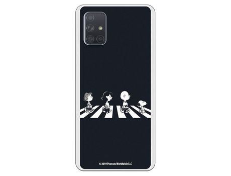 Funda para Samsung Galaxy A71 Oficial de Peanuts Personajes Beatles - Snoopy