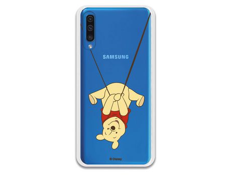 Funda para Samsung Galaxy A50 Oficial de Disney Winnie Columpio - Winnie The Pooh