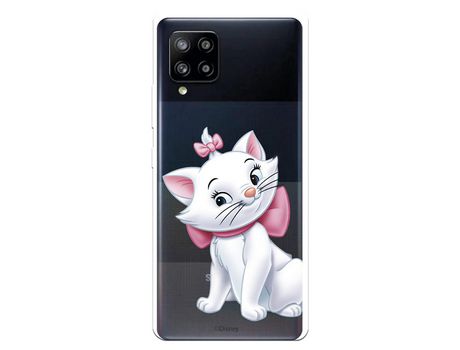 Funda para Samsung Galaxy A42 5G Oficial de Disney Marie Silueta - Los Aristogatos