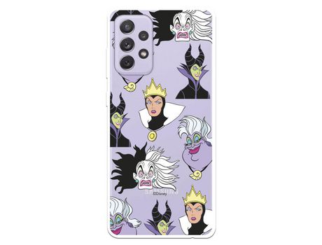 Funda para Samsung Galaxy A72 5G Oficial de Disney Villanas Patrón