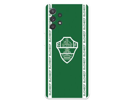 Funda para Samsung Galaxy A52 5G del Elche CF Escudo Fondo Verde - Licencia Oficial Elche CF