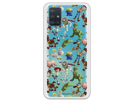 Funda para Samsung Galaxy A51 5G Oficial de Disney Muñecos Toy Story Siluetas - Toy Story