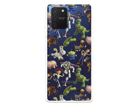 Funda para Samsung Galaxy A91 Oficial de Disney Muñecos Toy Story Siluetas - Toy Story