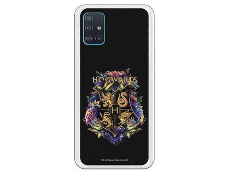 Funda para Samsung Galaxy A51 Oficial de Harry Potter Hogwarts Floral - Harry Potter