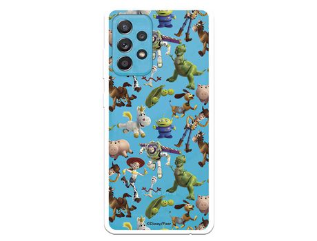 Funda para Samsung Galaxy A52 5G Oficial de Disney Muñecos Toy Story Siluetas - Toy Story