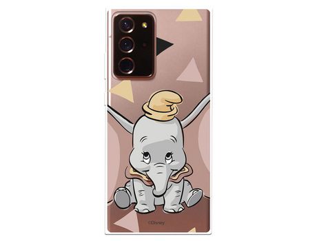 Funda para Samsung Galaxy Note 20 Ultra Oficial de Disney Dumbo Silueta Transparente - Dumbo