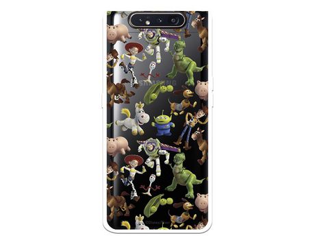 Funda para Samsung Galaxy A80 Oficial de Disney Muñecos Toy Story Siluetas - Toy Story