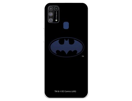 Funda para Samsung Galaxy M31 Oficial de DC Comics Batman Logo Transparente - DC Comics