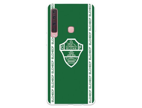 Funda para Samsung Galaxy A9 2018 del Elche CF Escudo Fondo Verde - Licencia Oficial Elche CF