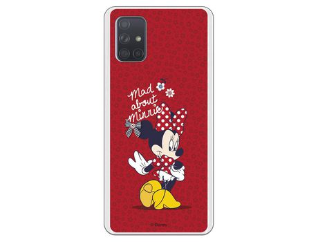 Funda para Samsung Galaxy A71 Oficial de Disney Minnie Mad About - Clásicos Disney