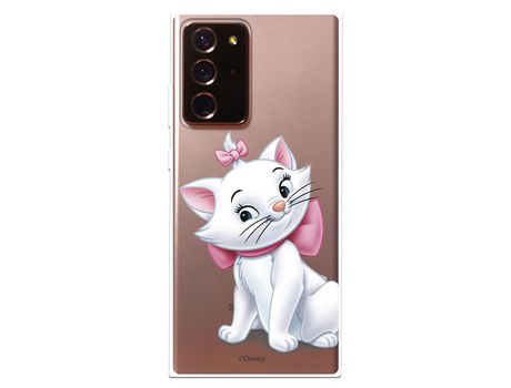 Funda para Samsung Galaxy Note 20 Ultra Oficial de Disney Marie Silueta - Los Aristogatos