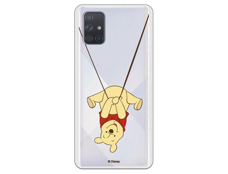 Funda para Samsung Galaxy A71 Oficial de Disney Winnie Columpio - Winnie The Pooh