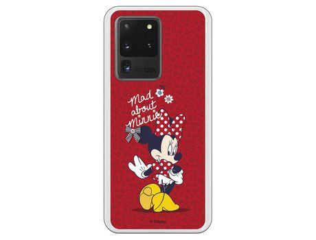 Funda para Samsung Galaxy S20 Ultra Oficial de Disney Minnie Mad About - Clásicos Disney