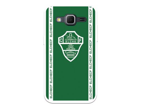 Funda para Samsung Galaxy Core Prime del Elche CF Escudo Fondo Verde - Licencia Oficial Elche CF
