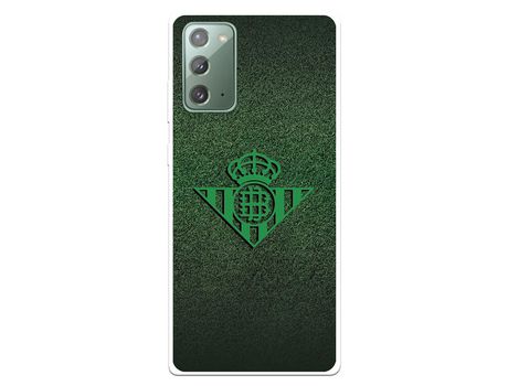 Funda para Samsung Galaxy Note20 del Betis Escudo Verde Fondo trama - Licencia Oficial