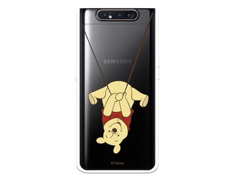 Funda para Samsung Galaxy A80 Oficial de Disney Winnie Columpio - Winnie The Pooh