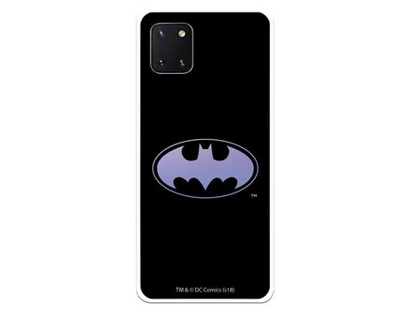Funda para Samsung Galaxy A81 Oficial de DC Comics Batman Logo Transparente - DC Comics