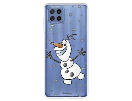 Funda para Samsung Galaxy M32 Oficial de Disney Olaf Transparente - Frozen