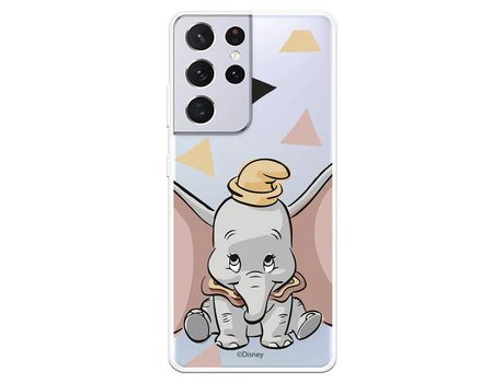 Funda para Samsung Galaxy S21 Ultra Oficial de Disney Dumbo Silueta Transparente - Dumbo