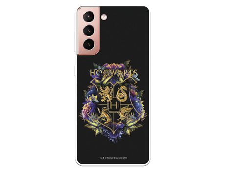 Funda para Samsung Galaxy S21 Oficial de Harry Potter Hogwarts Floral - Harry Potter