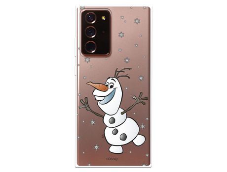 Funda para Samsung Galaxy Note 20 Ultra Oficial de Disney Olaf Transparente - Frozen