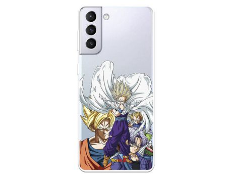 Funda para Samsung Galaxy S21 Plus Oficial de Dragon Ball Guerreros Saiyans - Dragon Ball