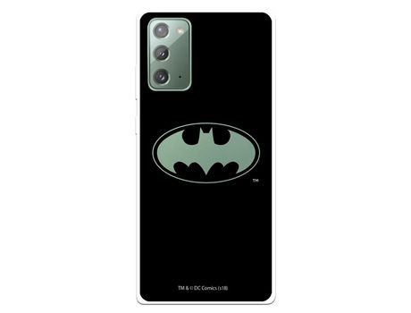 Funda para Samsung Galaxy Note20 Oficial de DC Comics Batman Logo Transparente - DC Comics