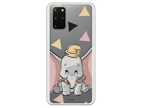 Funda para Samsung Galaxy S20 Plus Oficial de Disney Dumbo Silueta Transparente - Dumbo